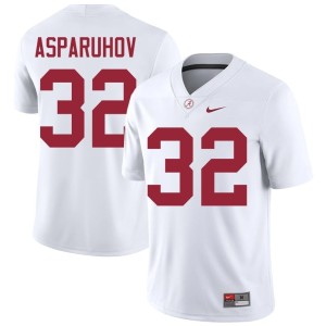 Replica Mens The Tide #32 White College Football Alex Asparuhov Jersey 279048-979