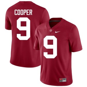 Official Alabama #9 College Football Amari Cooper Men Crimson Jerseys 372553-696