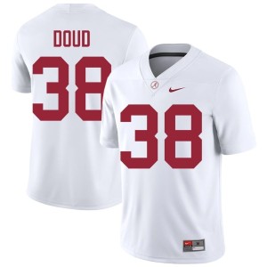 Stitched White University of Alabama Blake Doud College Football #38 Men Jerseys 272664-233