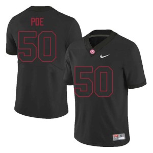 Replica #50 Mens Bama Casey Poe Black College Football Jersey 643190-318