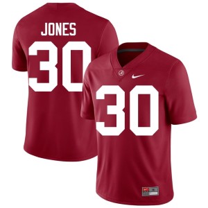 2026 UA #30 Men's Crimson Cayden Jones College Football Jersey 110113-697