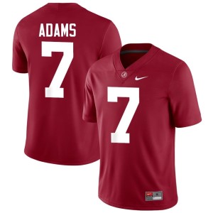 Official Bama Mens Cole Adams #7 College Football Crimson Jerseys 308005-622