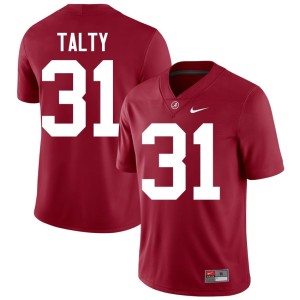 Replica Conor Talty #31 Men's UA College Football Crimson Jersey 182852-256