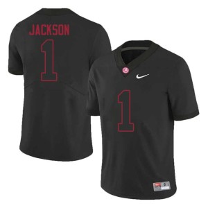 High School Domani Jackson #1 Men Bama College Football Black Jersey 873891-719