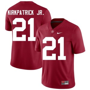 Stitched Men #21 College Football Crimson UA Crimson Tide Dre Kirkpatrick Jr. Jersey 846607-934