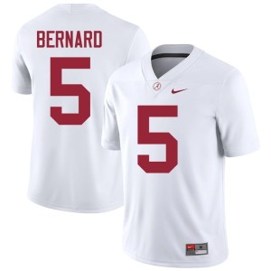 Game Roll Tide Men's College Football #5 Germie Bernard White Jerseys 566501-517