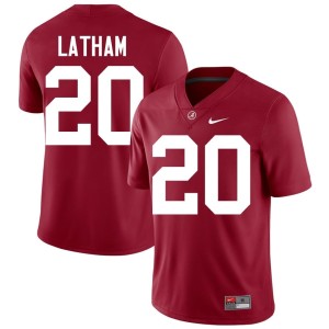 2026 Jah-Marien Latham Go Bama College Football Crimson #20 Mens Jerseys 589441-645