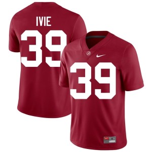 High School Jake Ivie Men's #39 College Football Crimson The Tide Jersey 966897-184