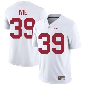 2026-27 College Football White #39 Jake Ivie Go Bama Mens Jersey 402539-426