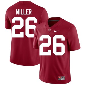 Stitched Alabama College Football Crimson Mens Jam Miller #26 Jersey 423989-708