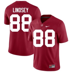 University #88 Jay Lindsey Alabama Crimson Men's College Football Jersey 431026-738