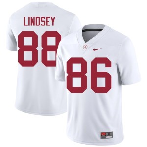 Limited Go Bama Jay Lindsey #88 Men College Football White Jerseys 507779-668