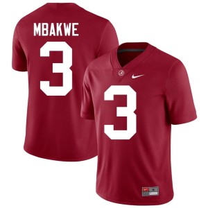 Replica Jaylen Mbakwe College Football The Tide Men Crimson #3 Jersey 484095-397