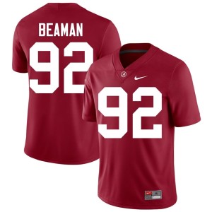 Alumni Mens The Tide College Football Jeremiah Beaman #92 Crimson Jerseys 868812-883