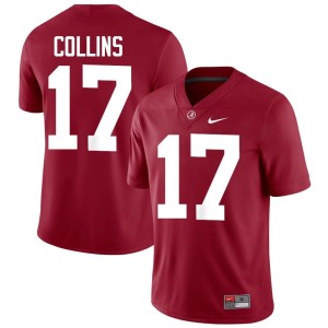 Game Crimson Men College Football Kelby Collins Bama #17 Jersey 202170-124