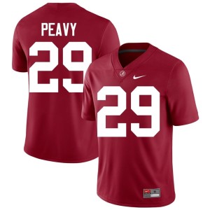 Alumni Roll Tide #29 College Football Crimson Men Kolby Peavy Jerseys 266256-101