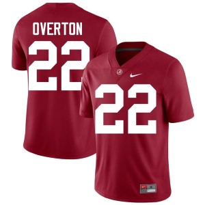 Stitched LT Overton Crimson Mens Bama College Football #22 Jerseys 362657-280
