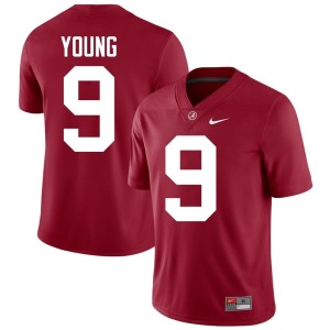 Limited University of Alabama #9 College Football Richard Young Crimson Men Jersey 142077-458