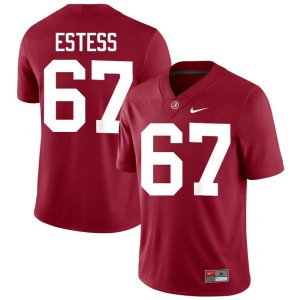 Limited The Tide Crimson College Football Wade Estess #67 Men Jersey 412324-552