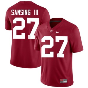 Stitched Walter Sansing III Crimson College Football Bama #27 Mens Jerseys 541641-243