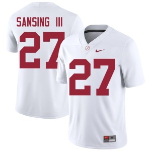 Alumni Go Bama College Football White #27 Mens Walter Sansing III Jersey 918162-369