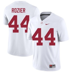 High School Bama #44 Alex Rozier Men's White College Football Jerseys 987421-328