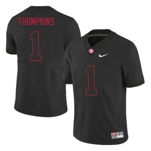 Limited Devan Thompkins University of Alabama Men's Black College Football #1 Jerseys 531731-297