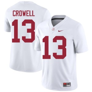 Replica College Football #13 White EJ Crowell Bama Mens Jerseys 512863-326