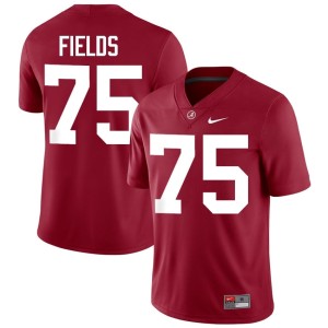 Alumni #75 College Football University of Alabama Men Ethan Fields Crimson Jerseys 847480-866