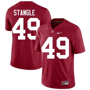 2026-27 Crimson Ethan Stangle #49 Mens UA Crimson Tide College Football Jersey 471420-343