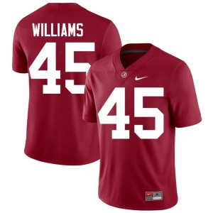 Limited Crimson #45 The Tide Men College Football Jay Williams Jersey 276101-775