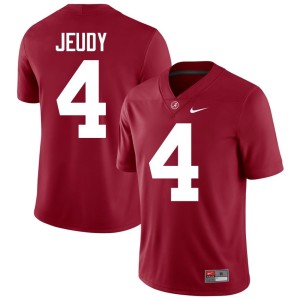 2026-27 Roll Tide #4 Men's Crimson College Football Jerry Jeudy Jerseys 710901-624