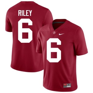 Official Men's Crimson College Football #6 Go Bama Kevin Riley Jerseys 642982-997