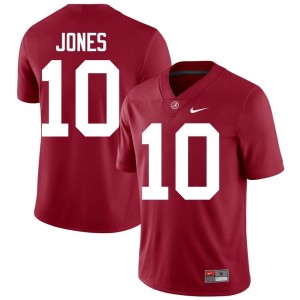 Alumni Mac Jones Crimson College Football #10 Crimson Tide Men's Jersey 700783-278