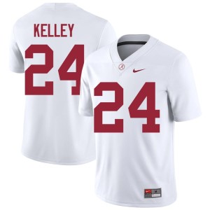 Alumni Men's Roll Tide College Football Rihyael Kelley #24 White Jersey 582758-355