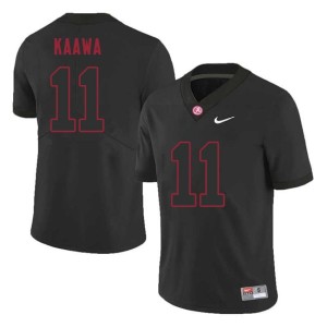 Limited Black Alabama Crimson Tide #11 College Football Tayden-Evan Kaawa Men Jerseys 221292-807
