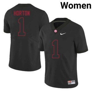 2026 College Football Isaiah Horton Womens #1 The Tide Black Jersey 578064-568