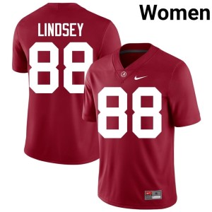 2026-27 #88 Crimson UA Crimson Tide Womens Jay Lindsey College Football Jerseys 801259-140