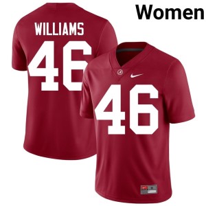 Alumni Women's Go Bama Jay Williams College Football Crimson #46 Jerseys 977029-296