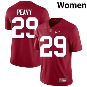 Stitched Crimson Women Crimson Tide College Football Kolby Peavy #29 Jersey 928068-266
