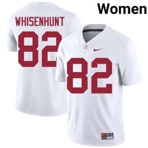 High School College Football #82 White Womens Lane Whisenhunt UA Jerseys 365970-270