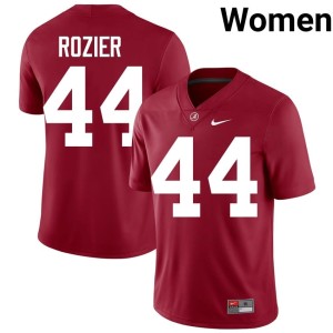 Alumni Crimson #44 Alex Rozier Women College Football Alabama Jersey 763651-301