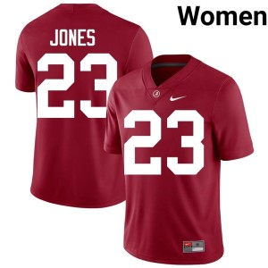 High School Women Bama Crimson Cayden Jones College Football #23 Jersey 951667-698