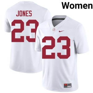 Game Womens UA Cayden Jones College Football White #23 Jerseys 706452-987