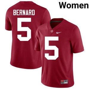 Embroidery College Football Crimson Women Germie Bernard Bama #5 Jersey 500545-370