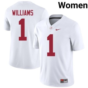 Alumni White College Football Womens Jameson Williams #1 UA Jersey 460283-371