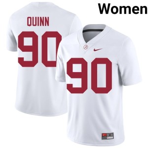 Alumni White Women's Lorcan Quinn College Football The Tide #90 Jersey 382072-362