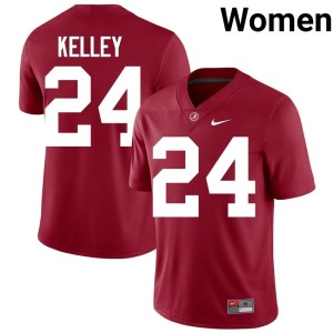 University Womens Rihyael Kelley Crimson #24 Roll Tide College Football Jerseys 820855-390