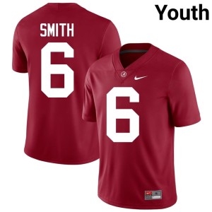 Game College Football #6 Youth Go Bama DeVonta Smith Crimson Jersey 778953-596