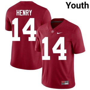 2026 The Tide Fatutoa Henry Youth #14 Crimson College Football Jerseys 716470-614